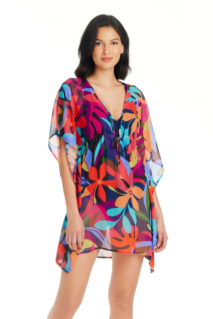 Clothing Bleu Rod Beattie | Bold Rush Caftan Swimsuit Cover Up Bold Rush Multi