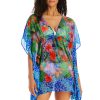 Clothing Bleu Rod Beattie | Tropical Flight Caftan Swim Cover Up Tf Multi