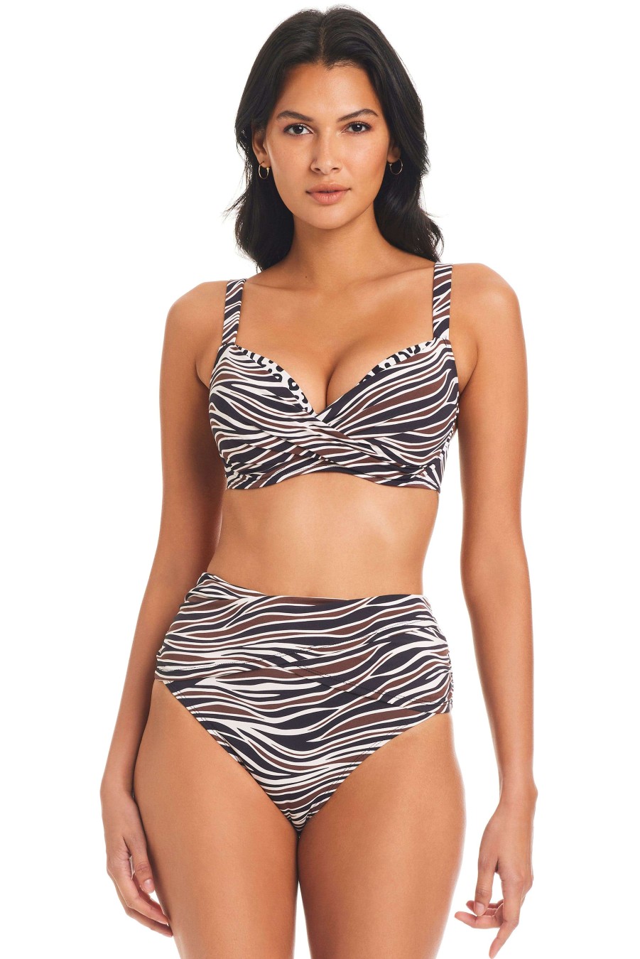 Clothing Bleu Rod Beattie | Animal Instinct D-Cup Bikini Top Pecan Ai