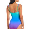 Clothing Bleu Rod Beattie | Heat Of The Moment Shirred Bandeau One-Piece Swimsuit Hm Multi