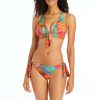 Clothing Bleu Rod Beattie | The Heat Is On Tie Side Brief Hipster Bikini Bottom Ht Multi