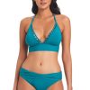 Clothing Bleu Rod Beattie | Pulling Strings Halter Bikini Top Ocean