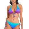 Clothing Bleu Rod Beattie | Heat Of The Moment Triangle Bikini Top Hm Multi