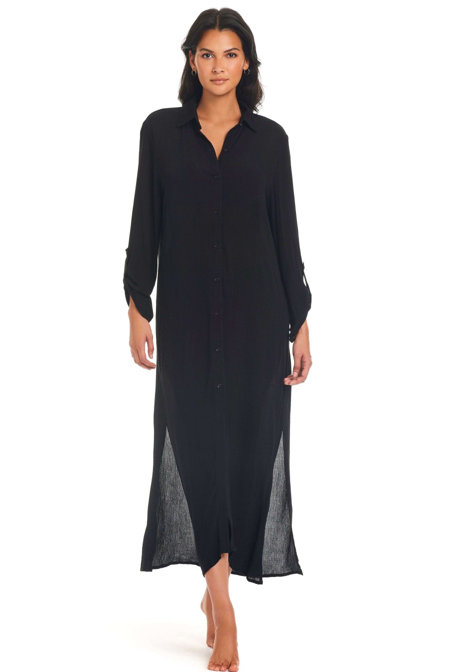 Clothing Bleu Rod Beattie | India Bazaar Cover Up Shirt