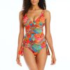 Clothing Bleu Rod Beattie | The Heat Is On Plunge Tankini Top Ht Multi