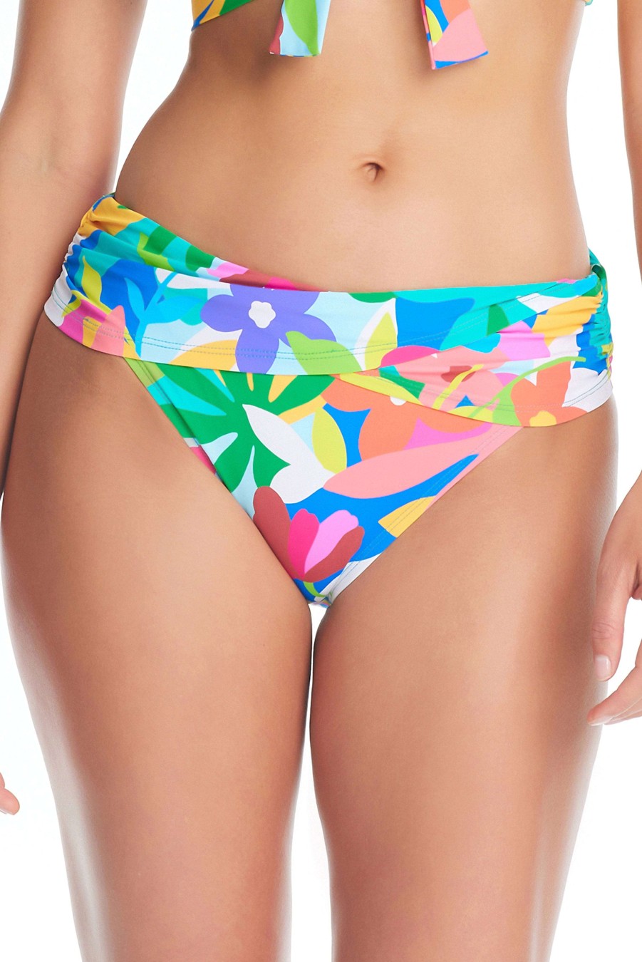 Clothing Bleu Rod Beattie | Away We Go Sarong Hipster Bottom Multi