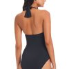 Clothing Bleu Rod Beattie | Ring Me Up Halter One-Piece Swimsuit Black