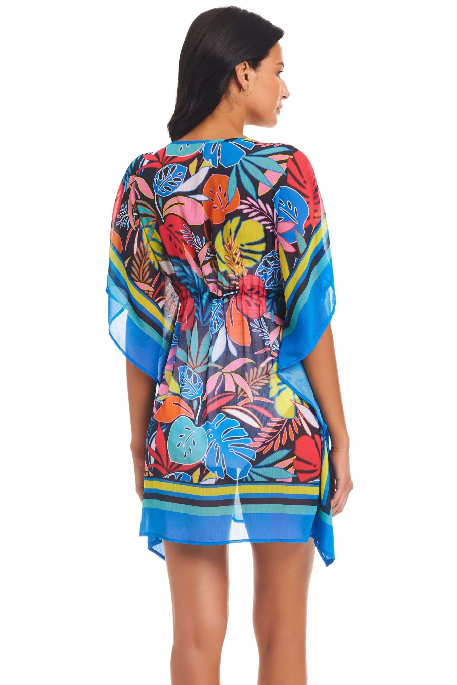 Resort 24 Bleu Rod Beattie | Color Field Caftan Cover-Up Multi