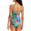 Clothing Bleu Rod Beattie | Tropical Flight High Neck Tankini Top Tf Multi