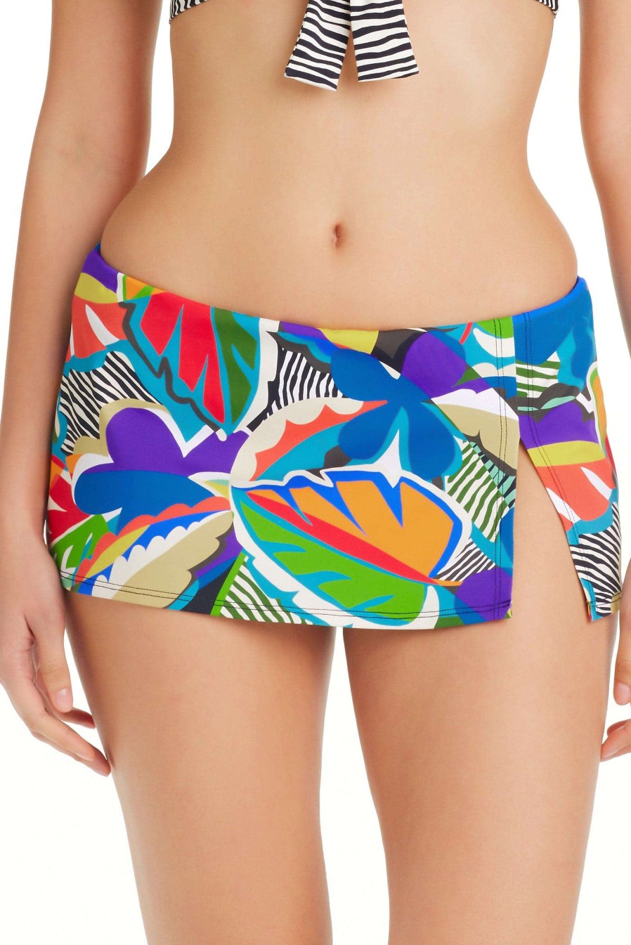 Clothing Bleu Rod Beattie | The Mix Skirted Bikini Bottom The Mix Multi