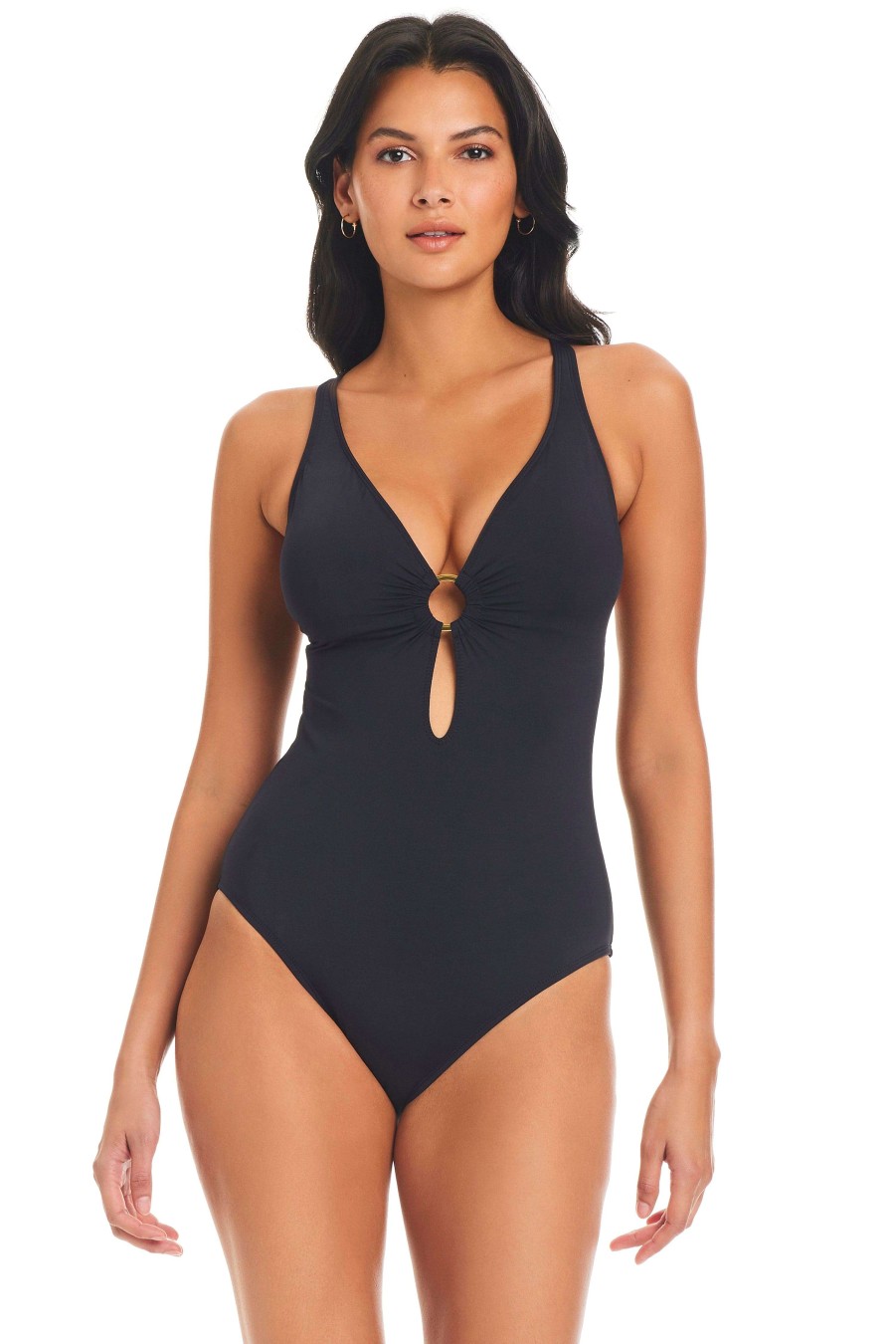 Clothing Bleu Rod Beattie | Ring Me Up Cross-Back One-Piece Swimsuit