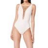 Clothing Bleu Rod Beattie | Kore One Piece High Neck Lace Down Swimsuit