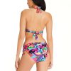 Clothing Bleu Rod Beattie | Bold Rush Halter V Neck Bikini Top Bold Rush Multi