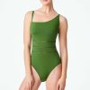 Clothing Bleu Rod Beattie | Behind The Seams One Shoulder One Piece Swimsuit