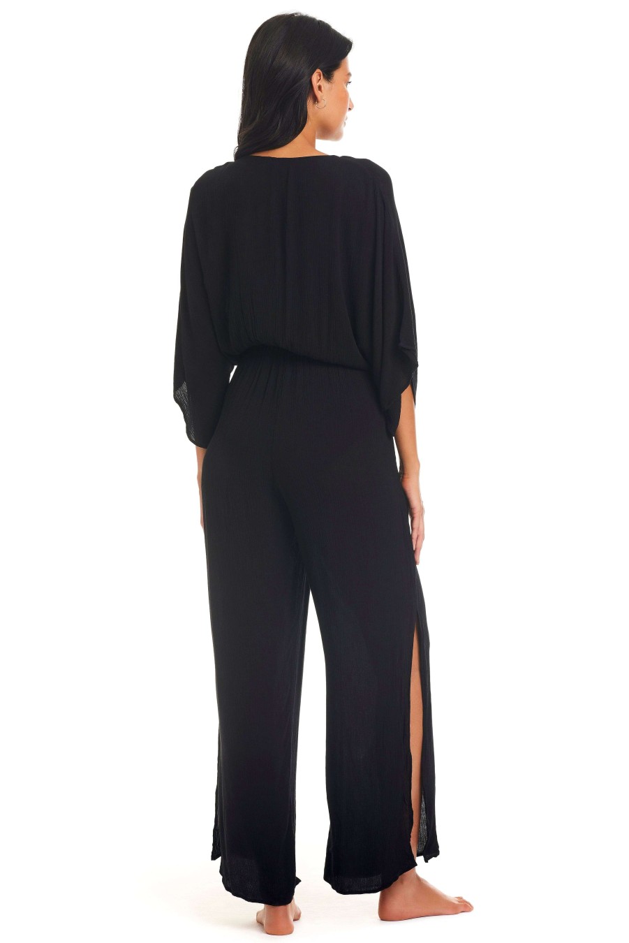 Clothing Bleu Rod Beattie | India Bazaar Cover Up Jumpsuit Black