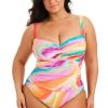 Clothing Bleu Rod Beattie | Bandeau One Piece Swimsuit Plus Splash Out