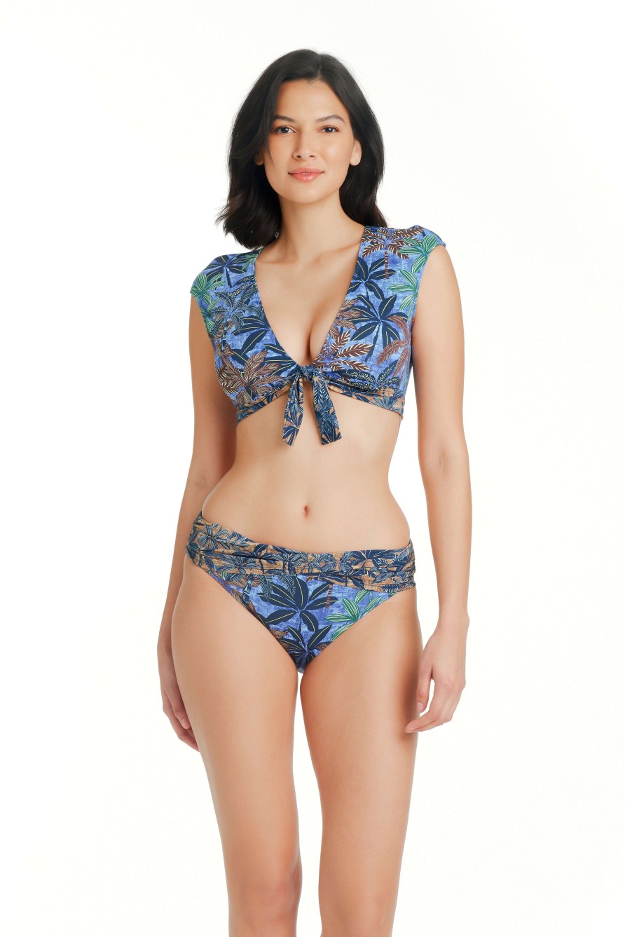 Clothing Bleu Rod Beattie | By The Sea Cap Sleeve Bikini Top By The Sea Multi