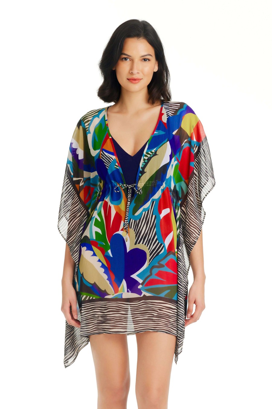 Clothing Bleu Rod Beattie | The Mix Caftan Swim Cover Up The Mix Multi