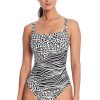 Clothing Bleu Rod Beattie | Animal Instinct Scoop Neck One-Piece Swimsuit Pecan Ai