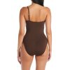 Clothing Bleu Rod Beattie | Don'T Mesh With Me One Piece Mesh One Shoulder Swimsuit