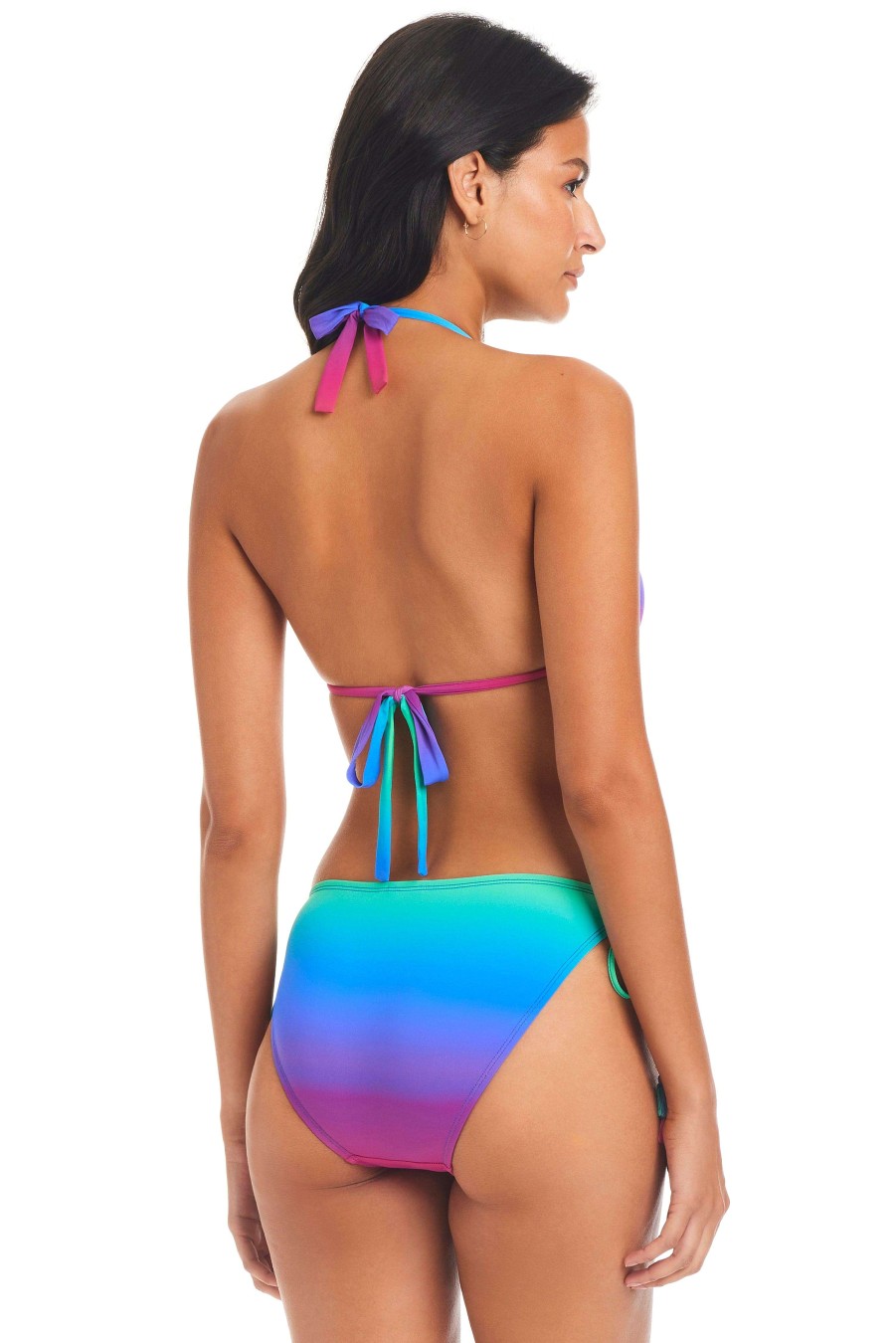 Clothing Bleu Rod Beattie | Heat Of The Moment Tie Side Hipster Bikini Bottom Hm Multi