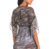 Resort 24 Bleu Rod Beattie | Animal Instinct Caftan Cover-Up Pecan Ai