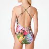 Clothing Bleu Rod Beattie | Plunge One Piece Swimsuit Let'S Get Loud