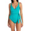 Clothing Bleu Rod Beattie | All Tied Up Surplice Tie Side One Piece Swimsuit