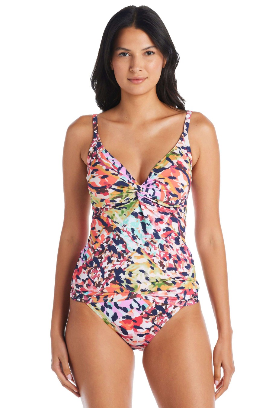 Clothing Bleu Rod Beattie | Plunge D Cup Tankini Top Party Animal